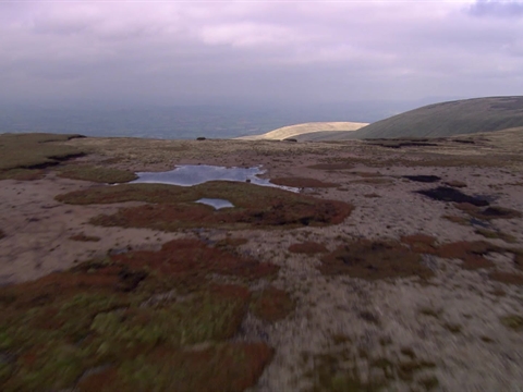 Les Montagnes Du Parc Des Brecon Beacons Au Pays De Galles